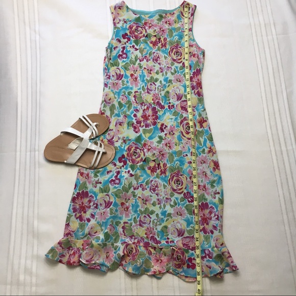 Talbots, Floral Dress, sz 1 - Picture 4 of 7